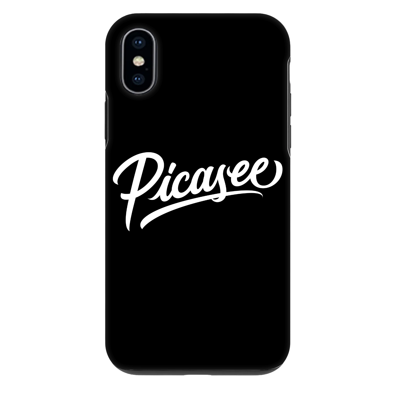 Picasee Fashion Case za Apple iPhone X/XS - Picasee - old logo - white