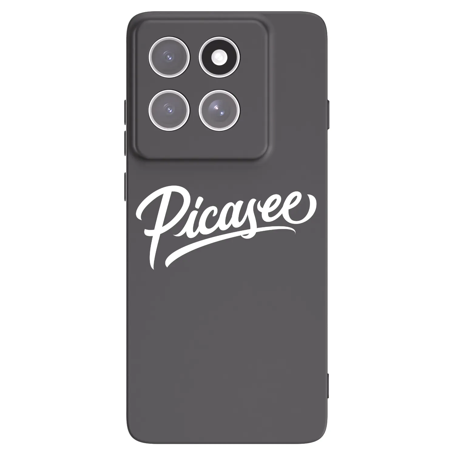 Picasee silikonski črni ovitek za Motorola Edge 60 Pro - Picasee - old logo - white