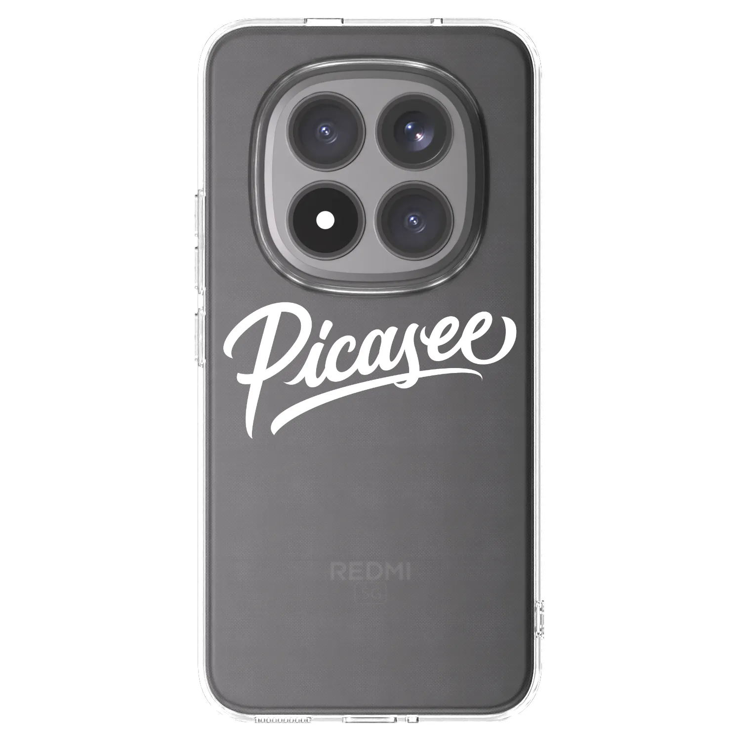 Picasee silikonski prozorni ovitek za Xiaomi Redmi Note 15 Pro+ - Picasee - old logo - white