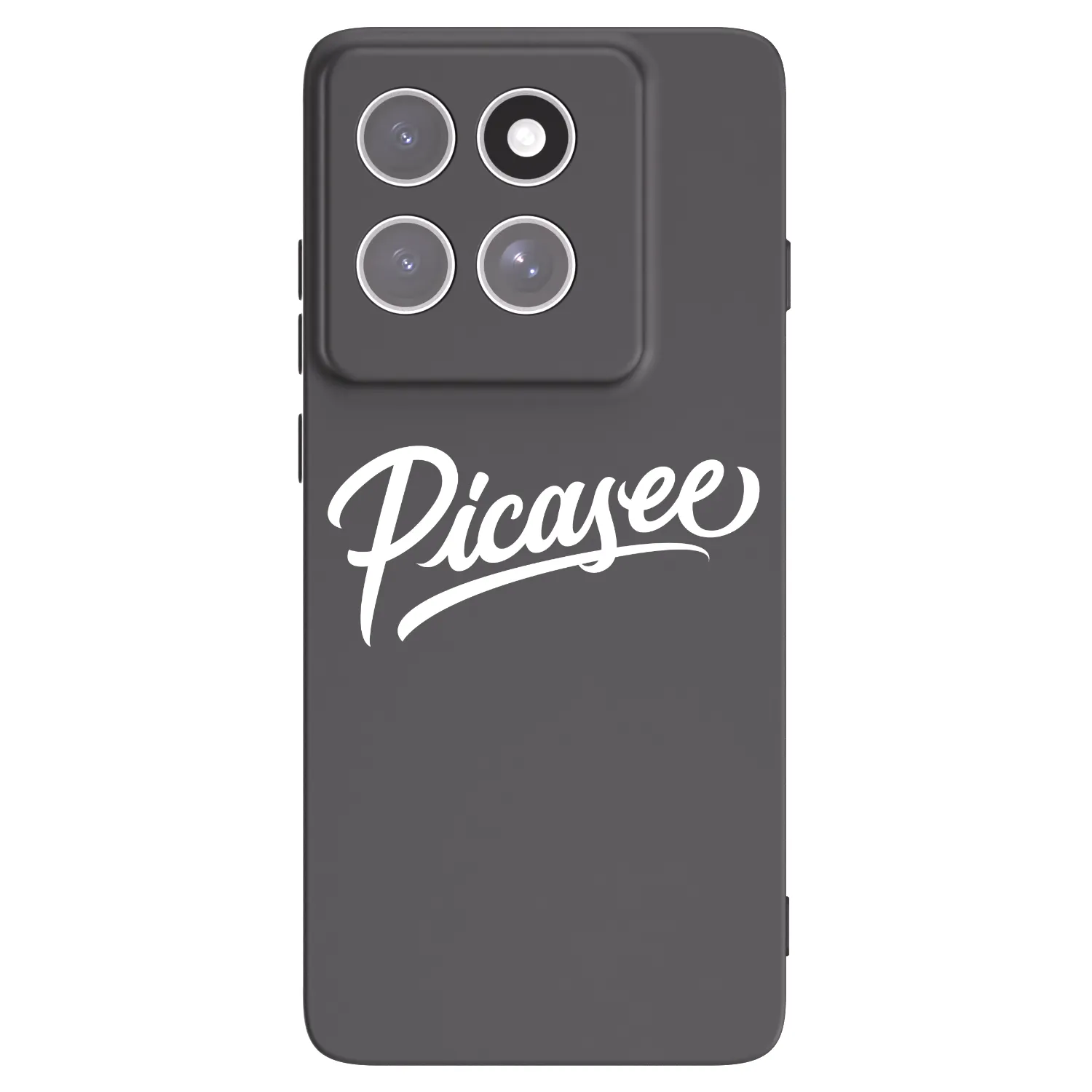 Picasee silikonski črni ovitek za Motorola Edge 60 Fusion - Picasee - old logo - white