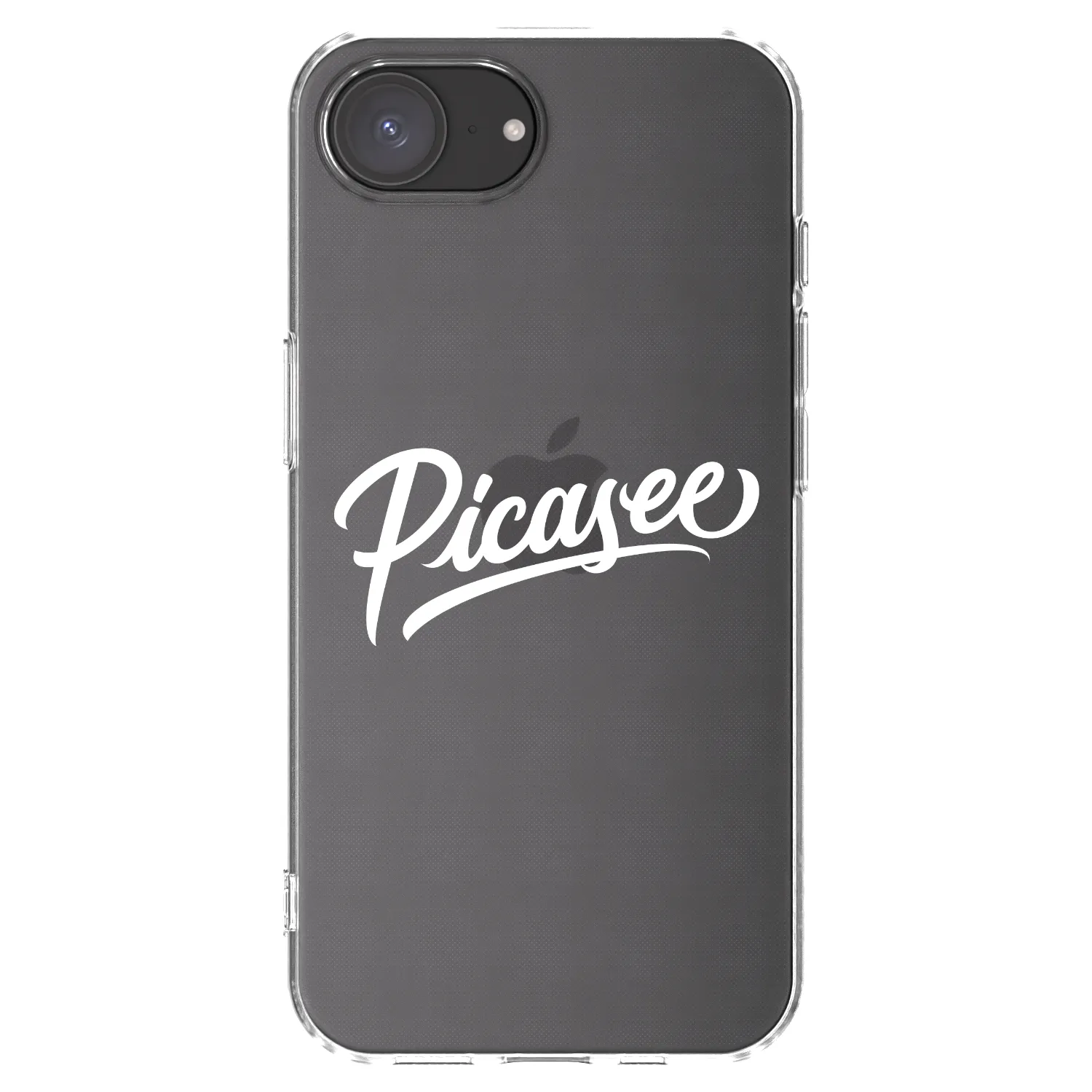 Picasee silikonski prozorni ovitek za Apple iPhone 17e - Picasee - old logo - white