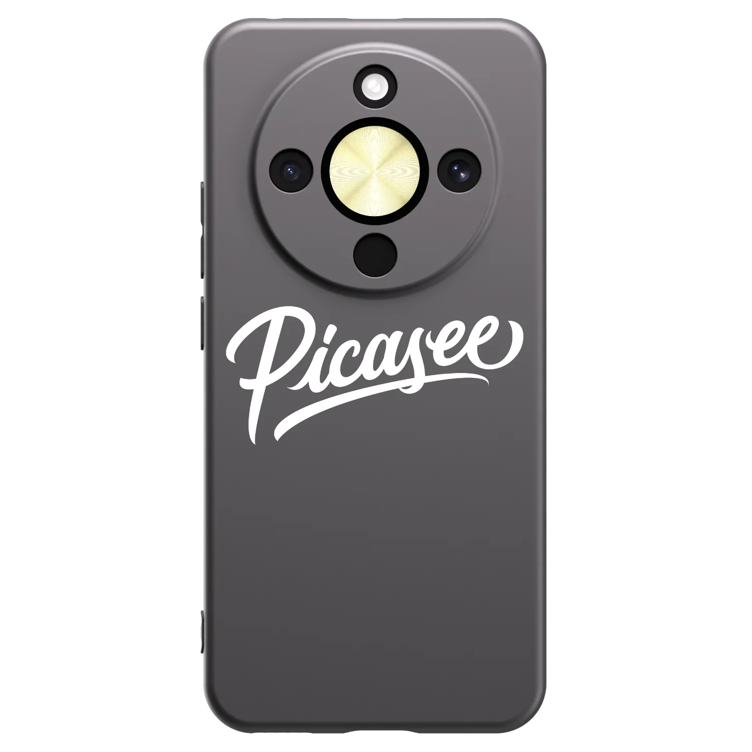 Picasee silikonski črni ovitek za Honor Magic8 Lite 5G - Picasee - old logo - white