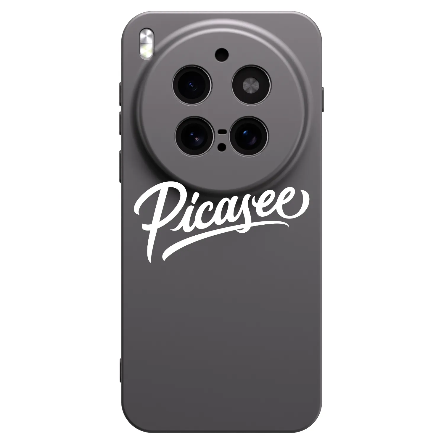 Picasee silikonski črni ovitek za Vivo X300 Pro - Picasee - old logo - white