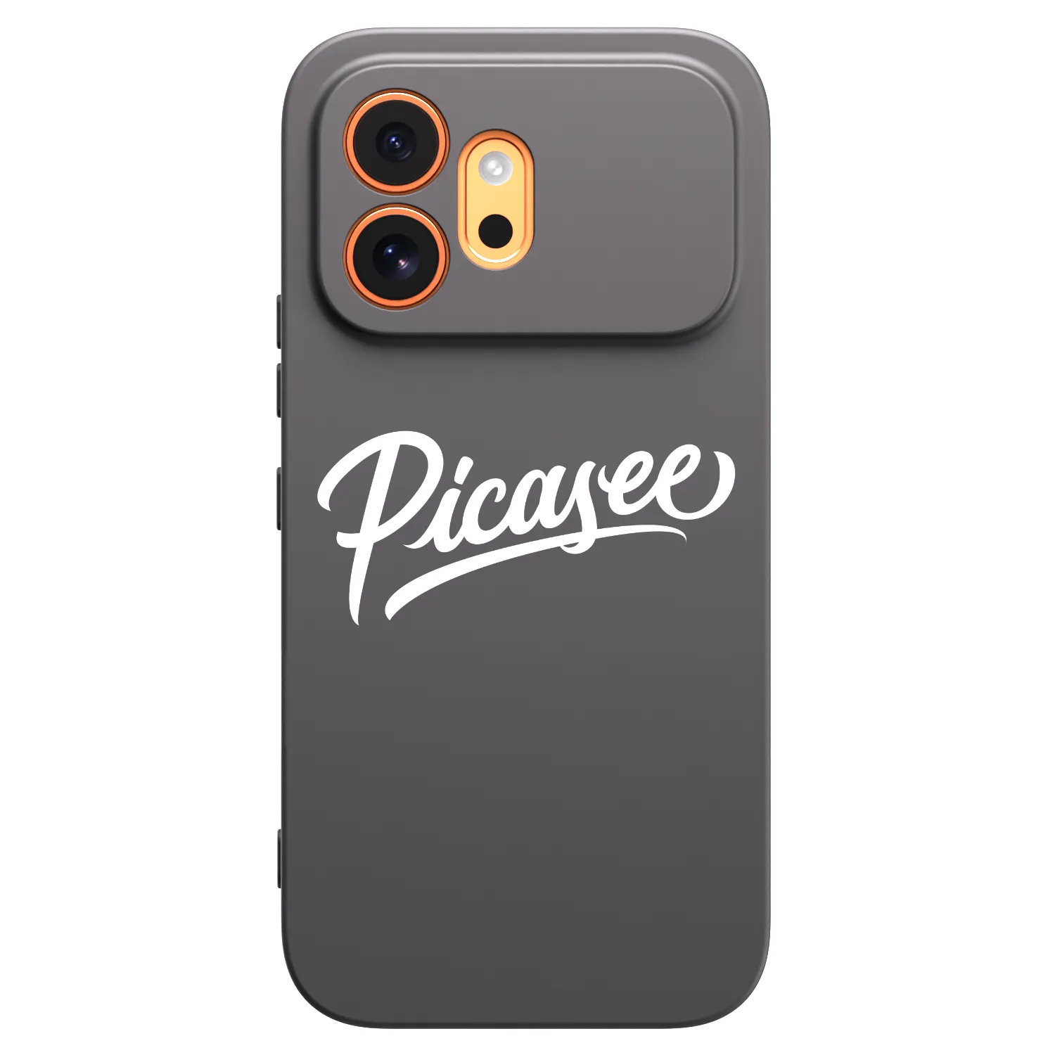 Picasee silikonski črni ovitek za Honor 600 - Picasee - old logo - white