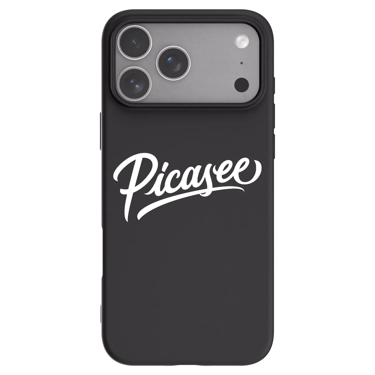 Picasee silikonski črni ovitek za Apple iPhone 18 Pro Max - Picasee - old logo - white