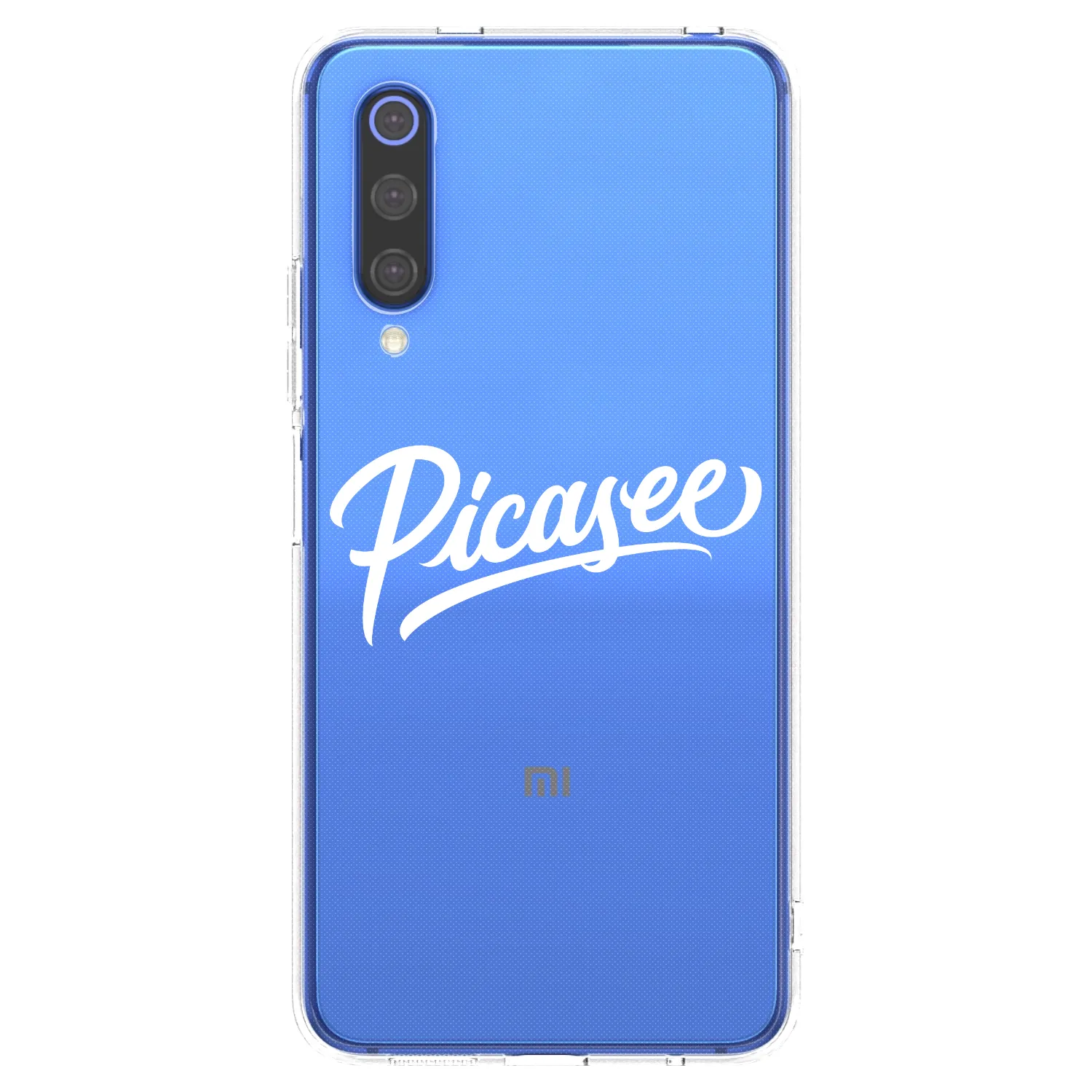 Picasee silikonski prozorni ovitek za Xiaomi Mi 9 SE - Picasee - old logo - white