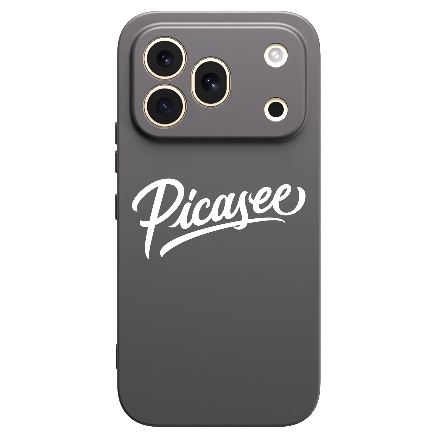 Picasee silikonski črni ovitek za Honor 600 Pro - Picasee - old logo - white