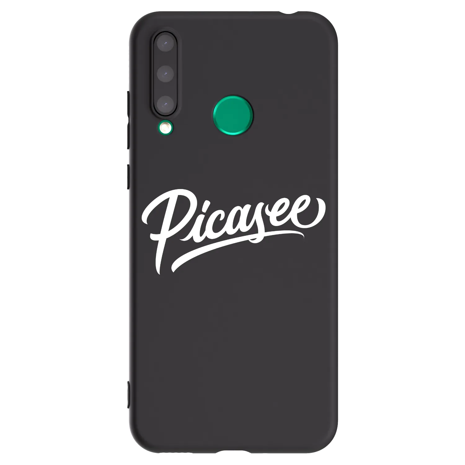 Picasee silikonski črni ovitek za Honor 20 Lite - Picasee - old logo - white