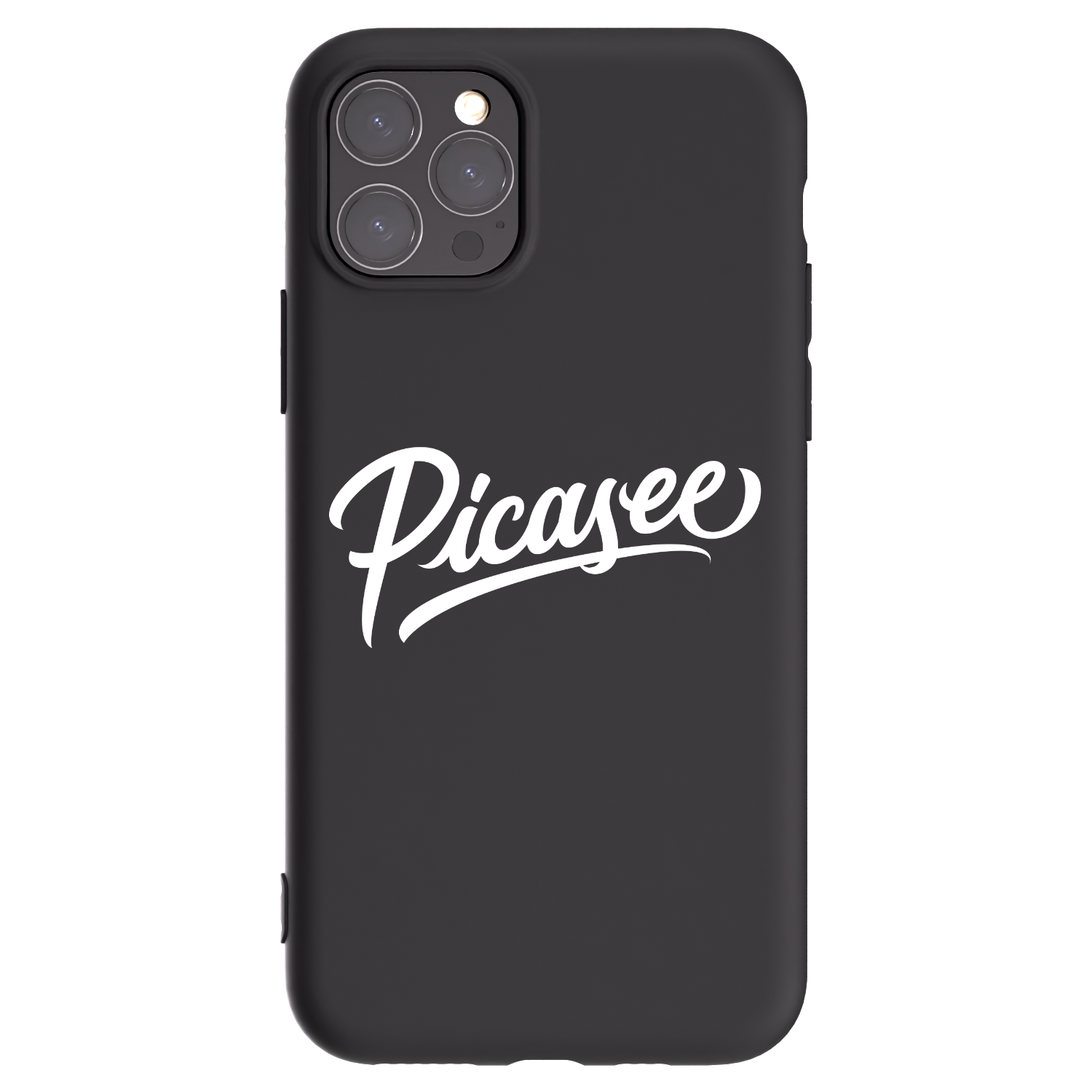 Picasee silikonski črni ovitek za Apple iPhone 11 Pro - Picasee - old logo - white