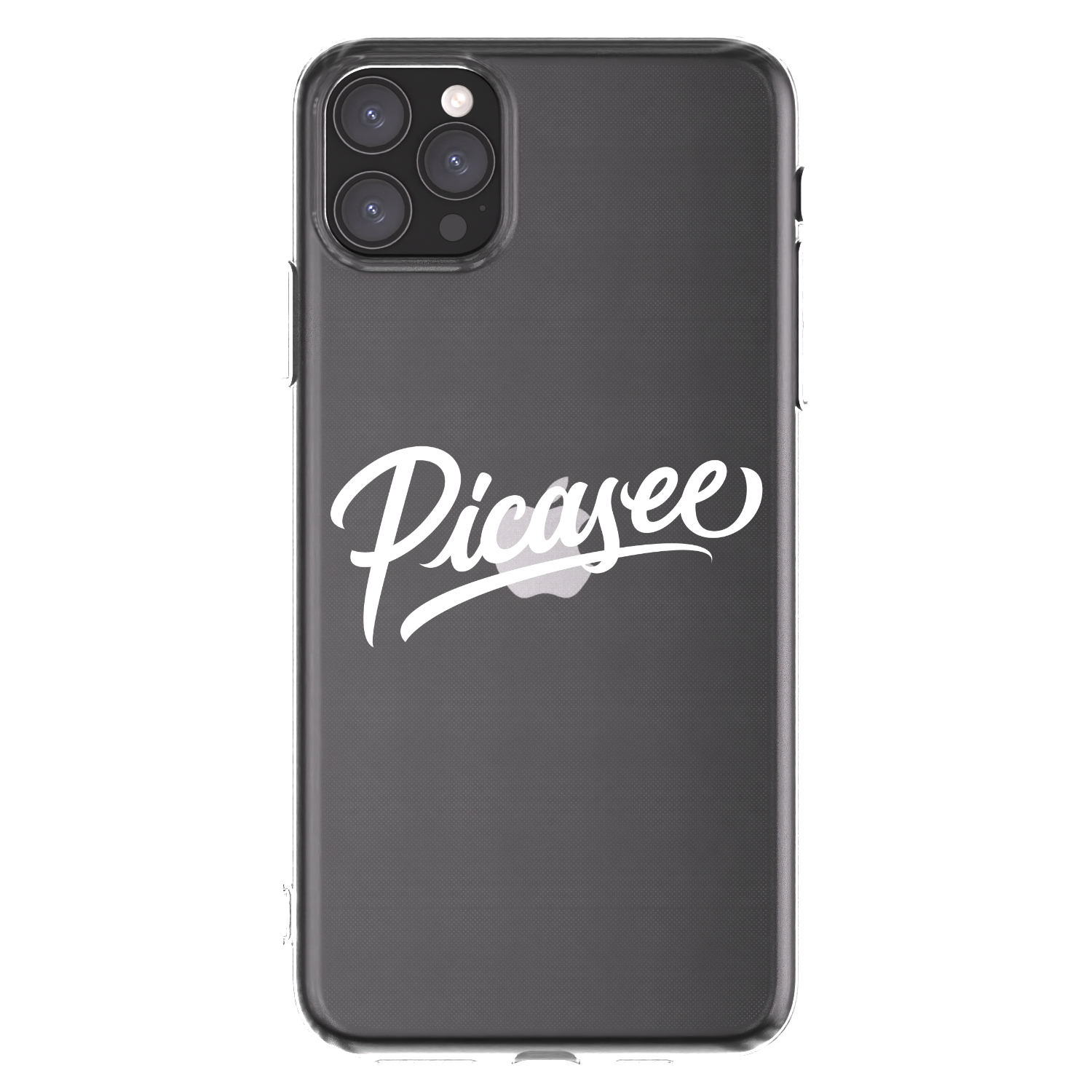 Picasee silikonski prozorni ovitek za Apple iPhone 11 Pro Max - Picasee - old logo - white