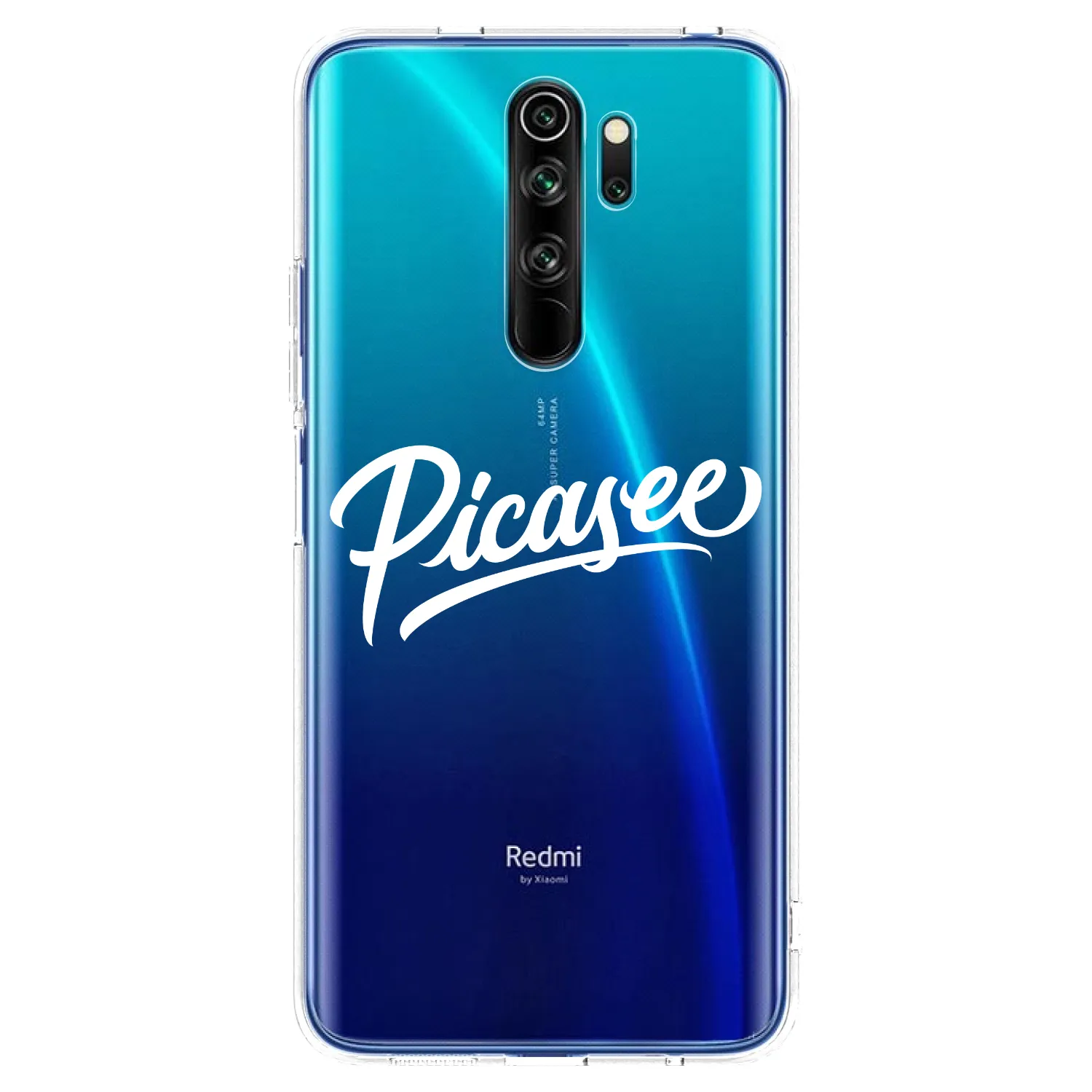 Picasee silikonski prozorni ovitek za Xiaomi Redmi Note 8 Pro - Picasee - old logo - white