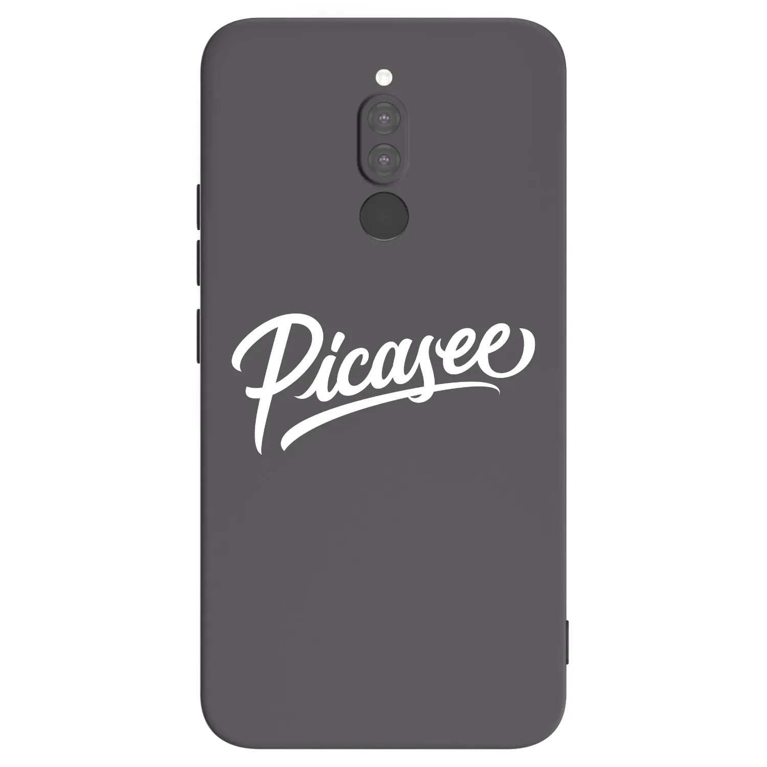 Picasee silikonski črni ovitek za Xiaomi Redmi 8 - Picasee - old logo - white