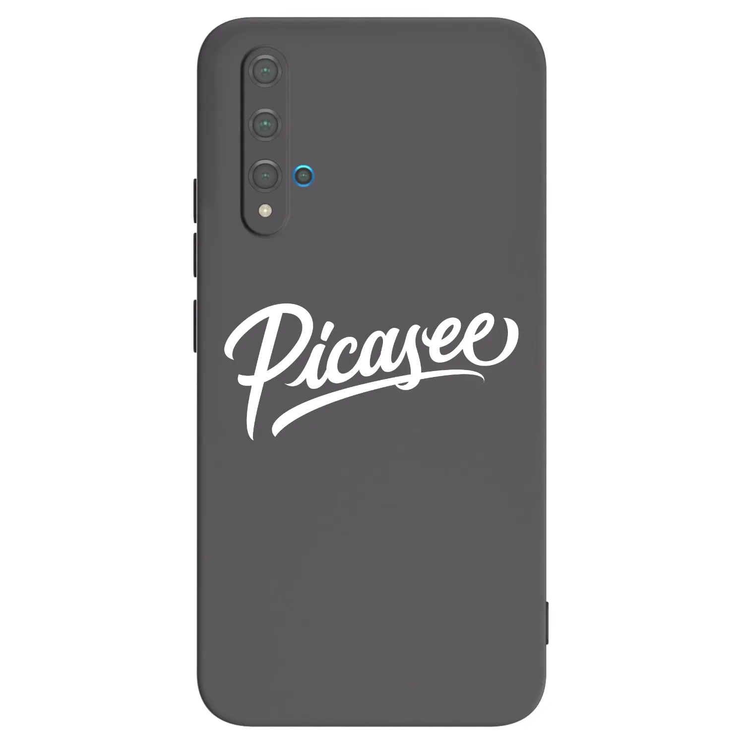 Picasee silikonski črni ovitek za Huawei Nova 5T - Picasee - old logo - white