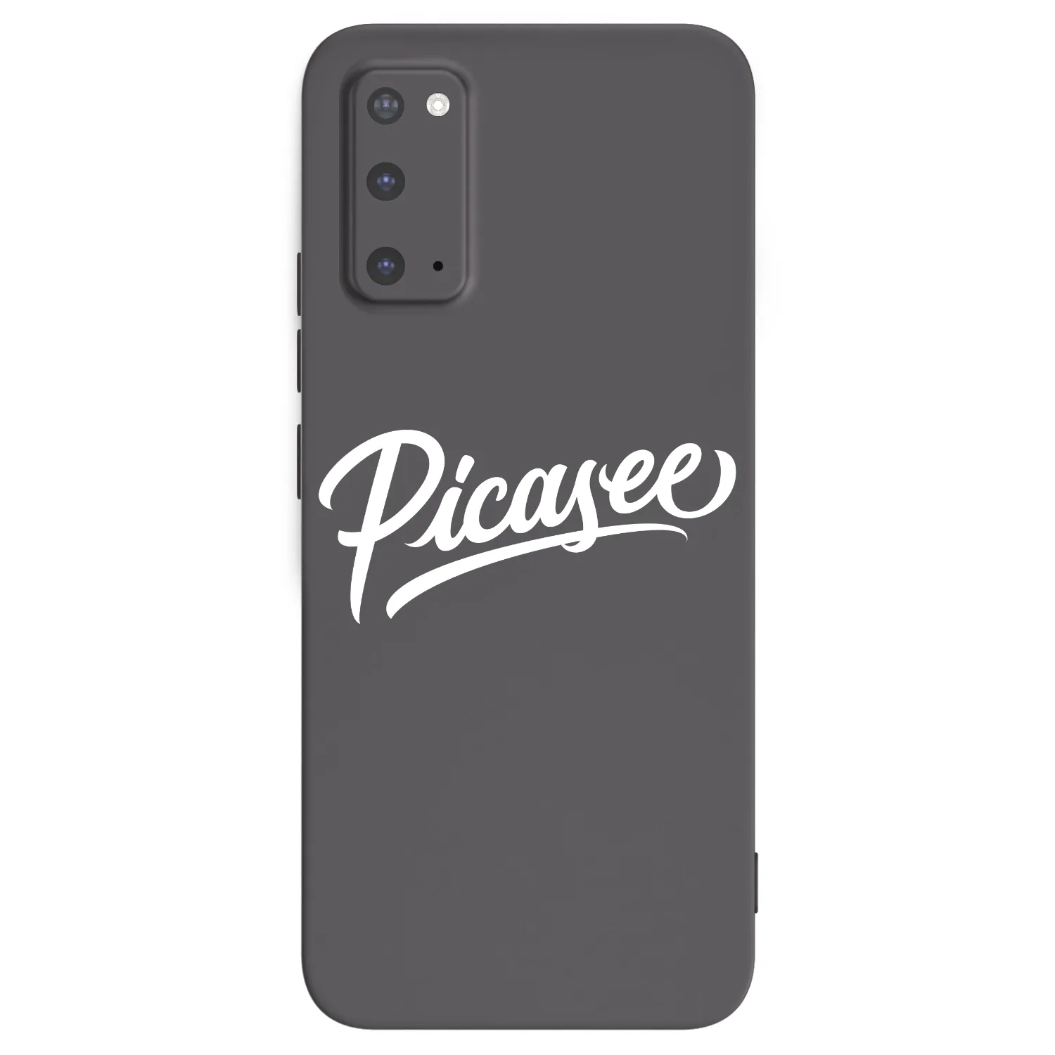 Picasee silikonski črni ovitek za Samsung Galaxy S20 G980F - Picasee - old logo - white