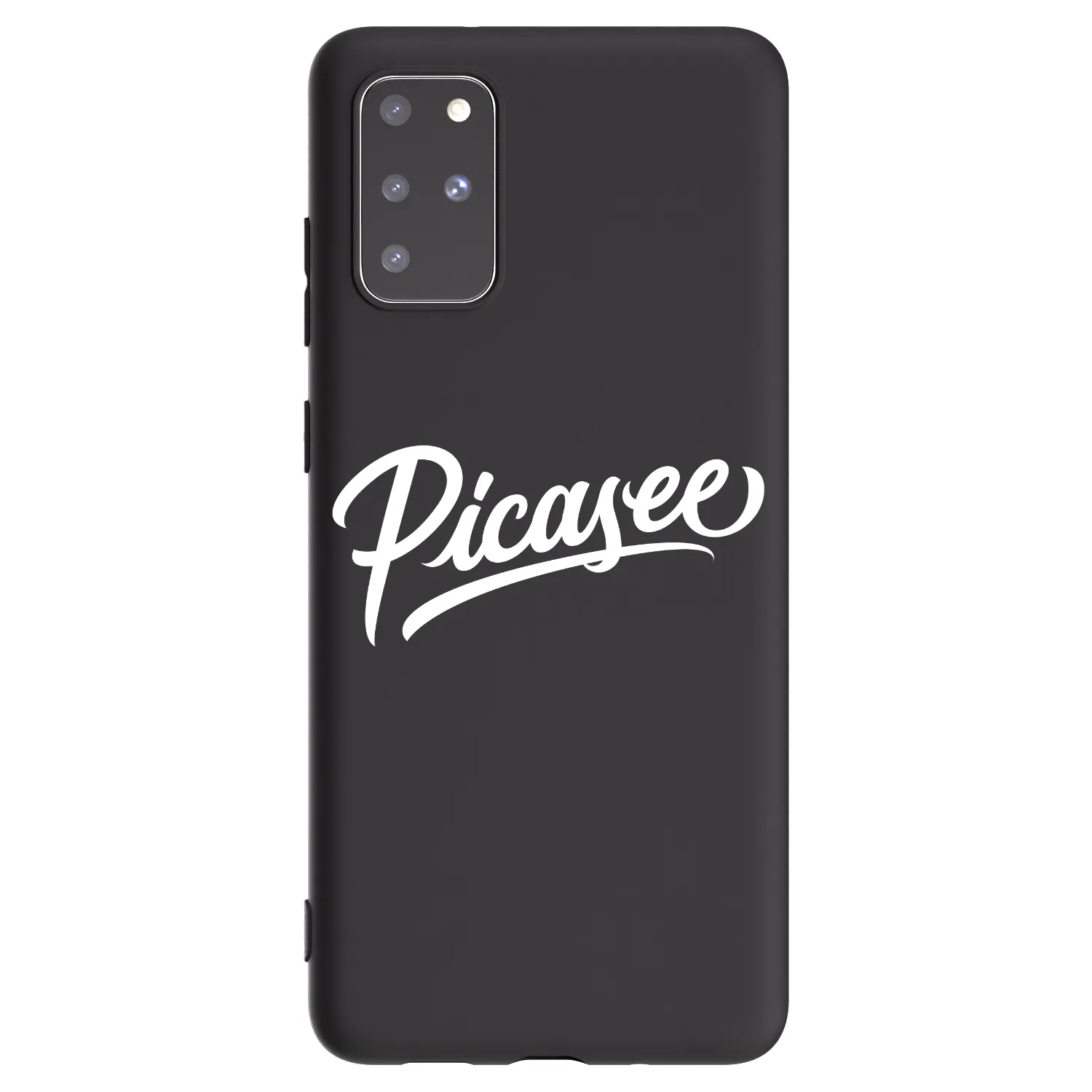 Picasee silikonski črni ovitek za Samsung Galaxy S20+ G985F - Picasee - old logo - white