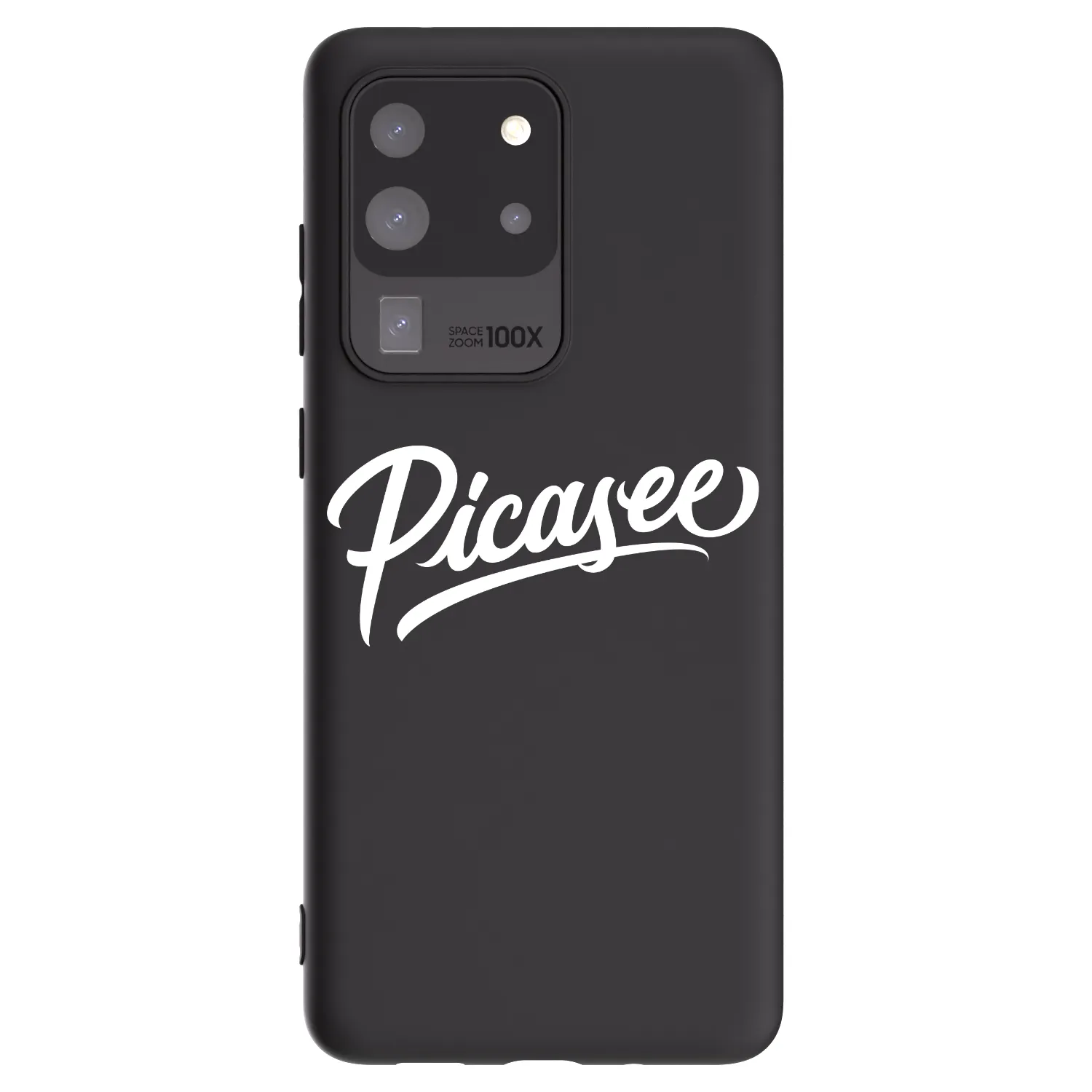 Picasee silikonski črni ovitek za Samsung Galaxy S20 Ultra 5G G988F - Picasee - old logo - white