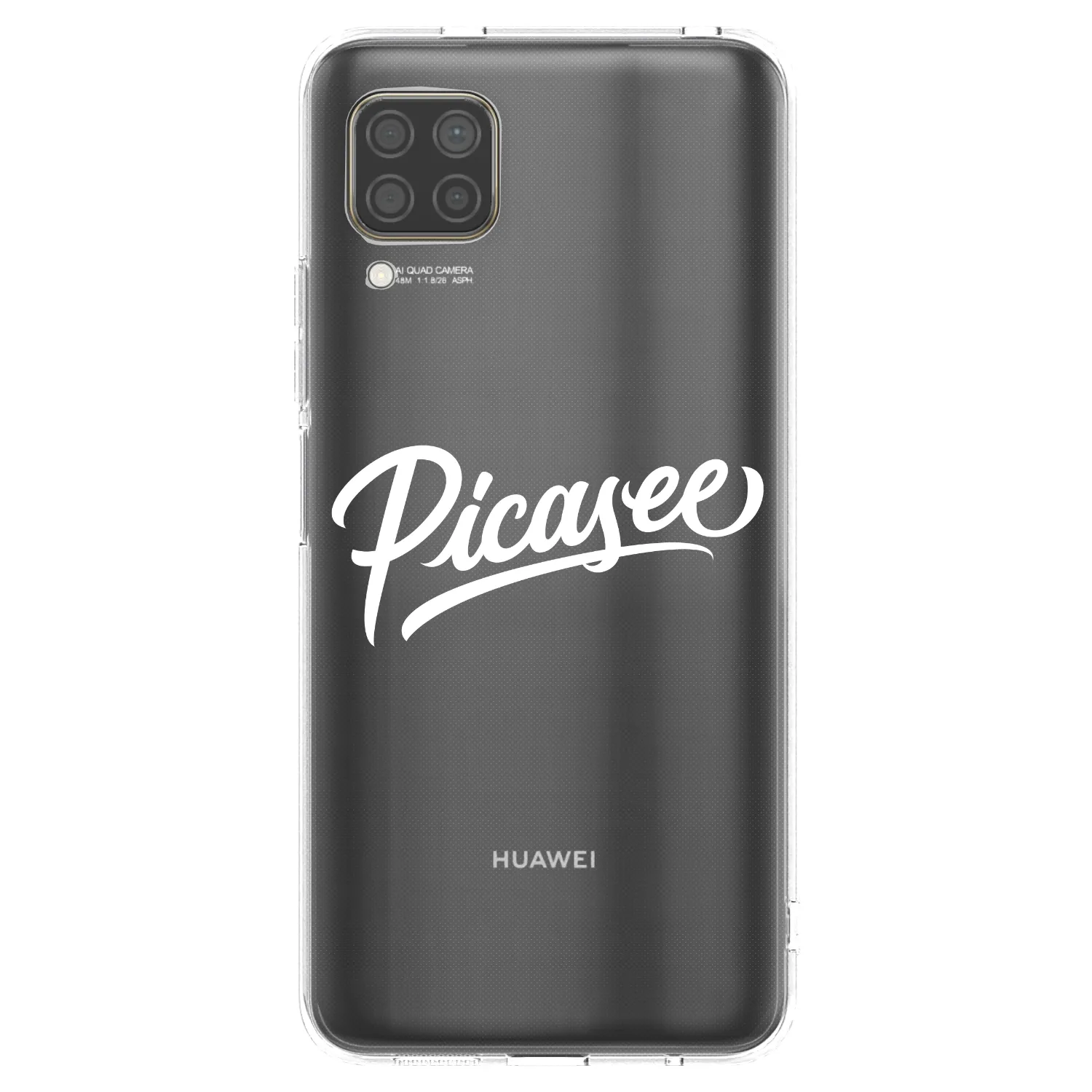 Picasee silikonski prozorni ovitek za Huawei P40 Lite - Picasee - old logo - white