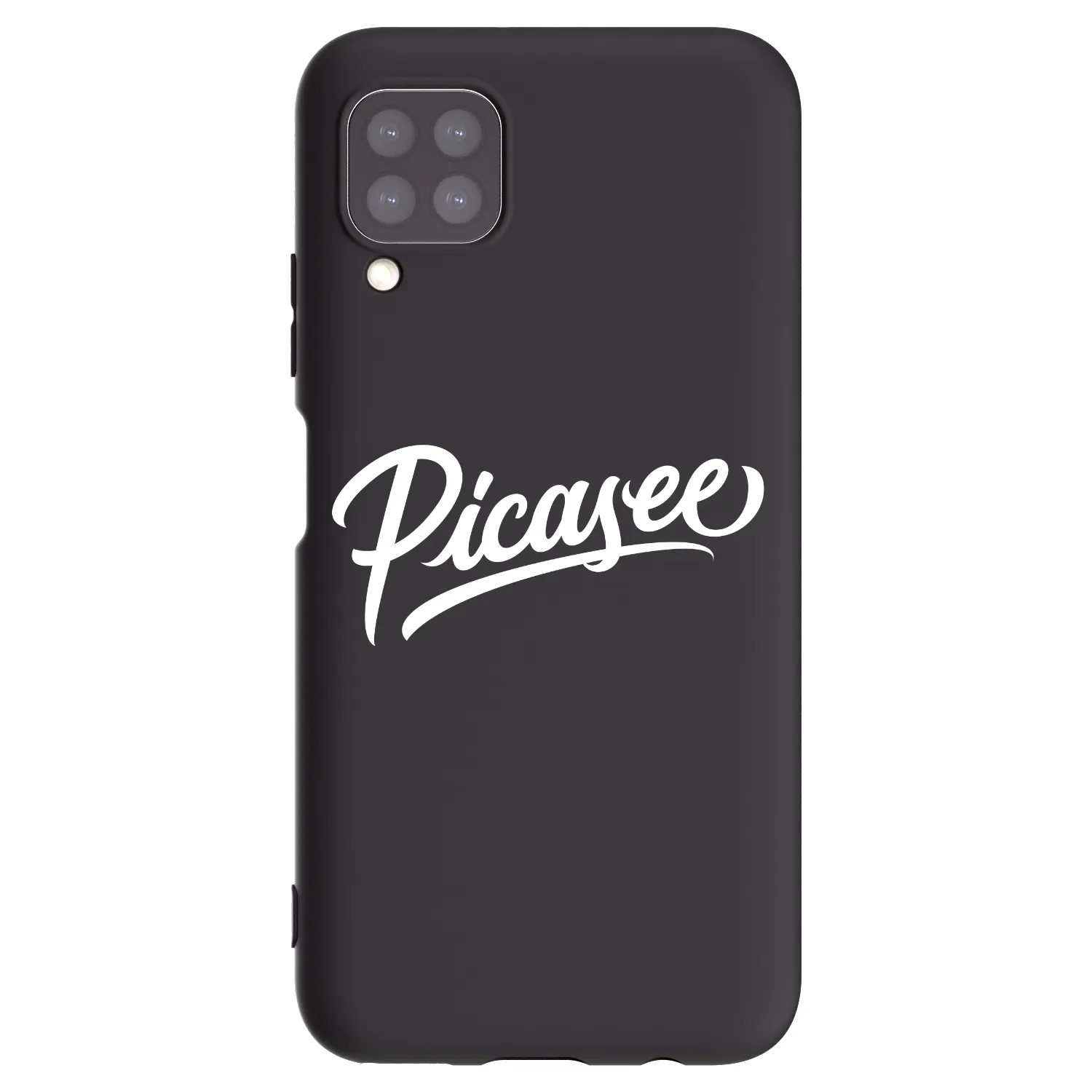Picasee silikonski črni ovitek za Huawei P40 Lite - Picasee - old logo - white