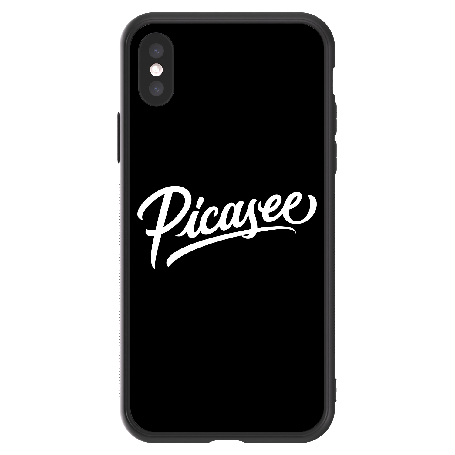 Picasee ULTIMATE CASE za Apple iPhone X/XS - Picasee - old logo - white