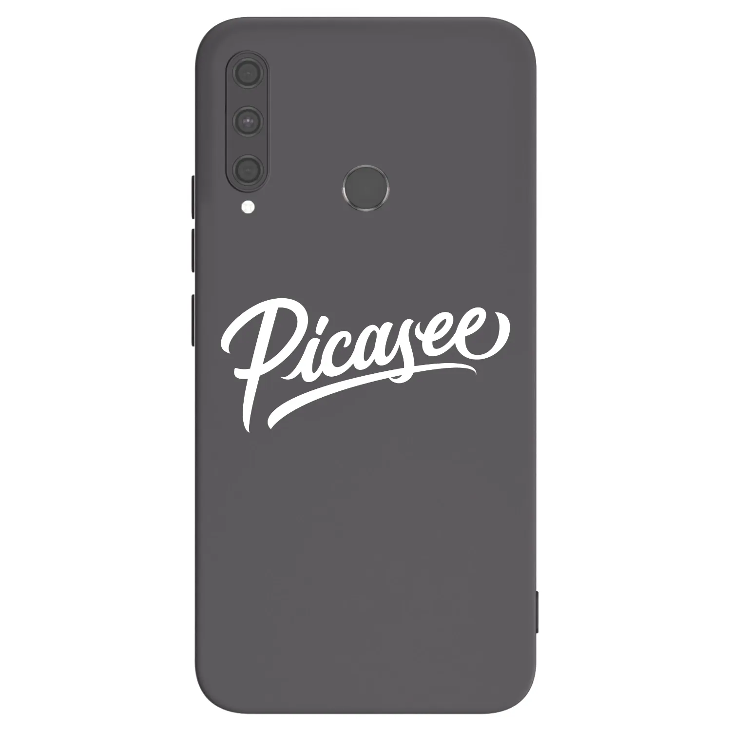 Picasee silikonski črni ovitek za Huawei P40 Lite E - Picasee - old logo - white