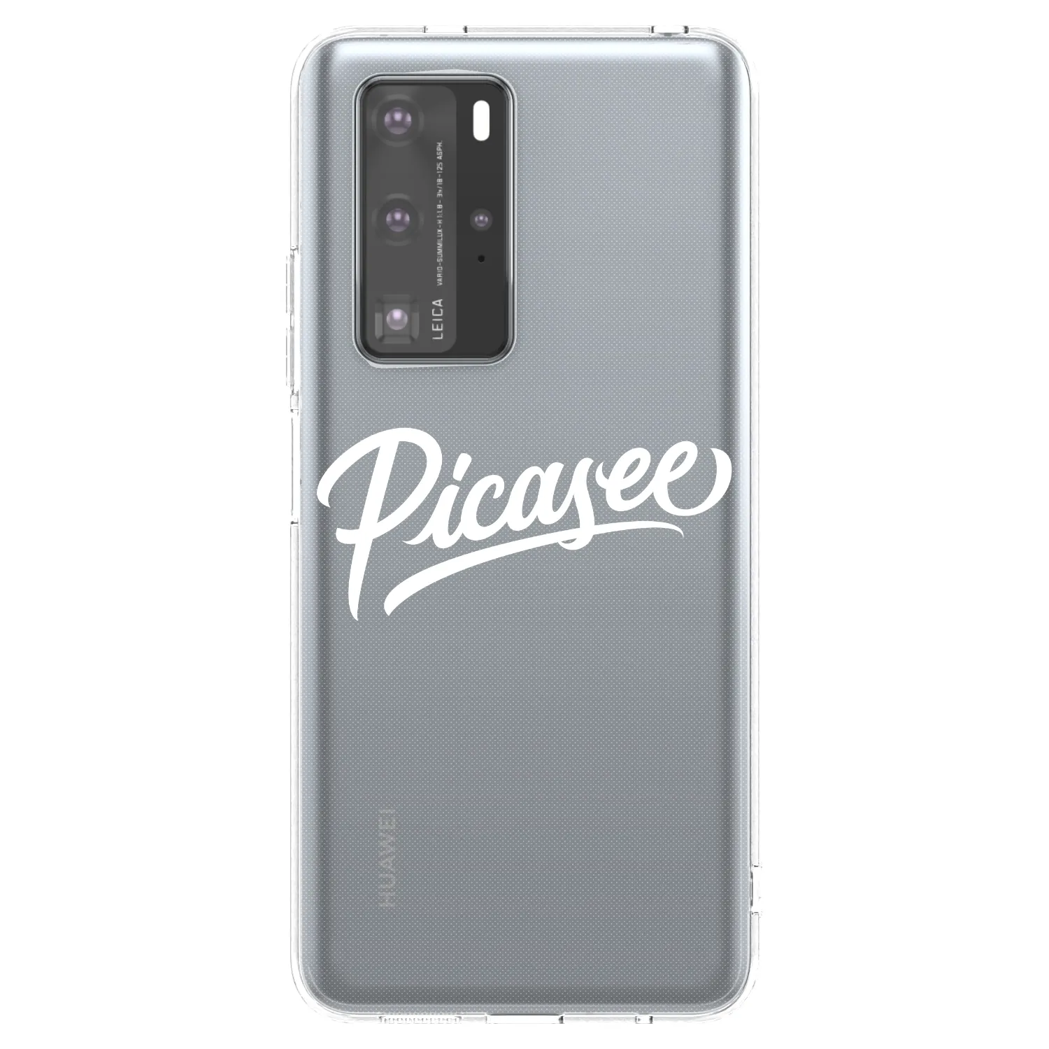 Picasee silikonski prozorni ovitek za Huawei P40 Pro - Picasee - old logo - white