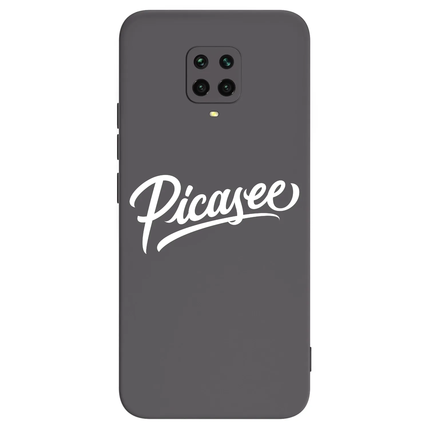 Picasee silikonski črni ovitek za Xiaomi Redmi Note 9 Pro - Picasee - old logo - white
