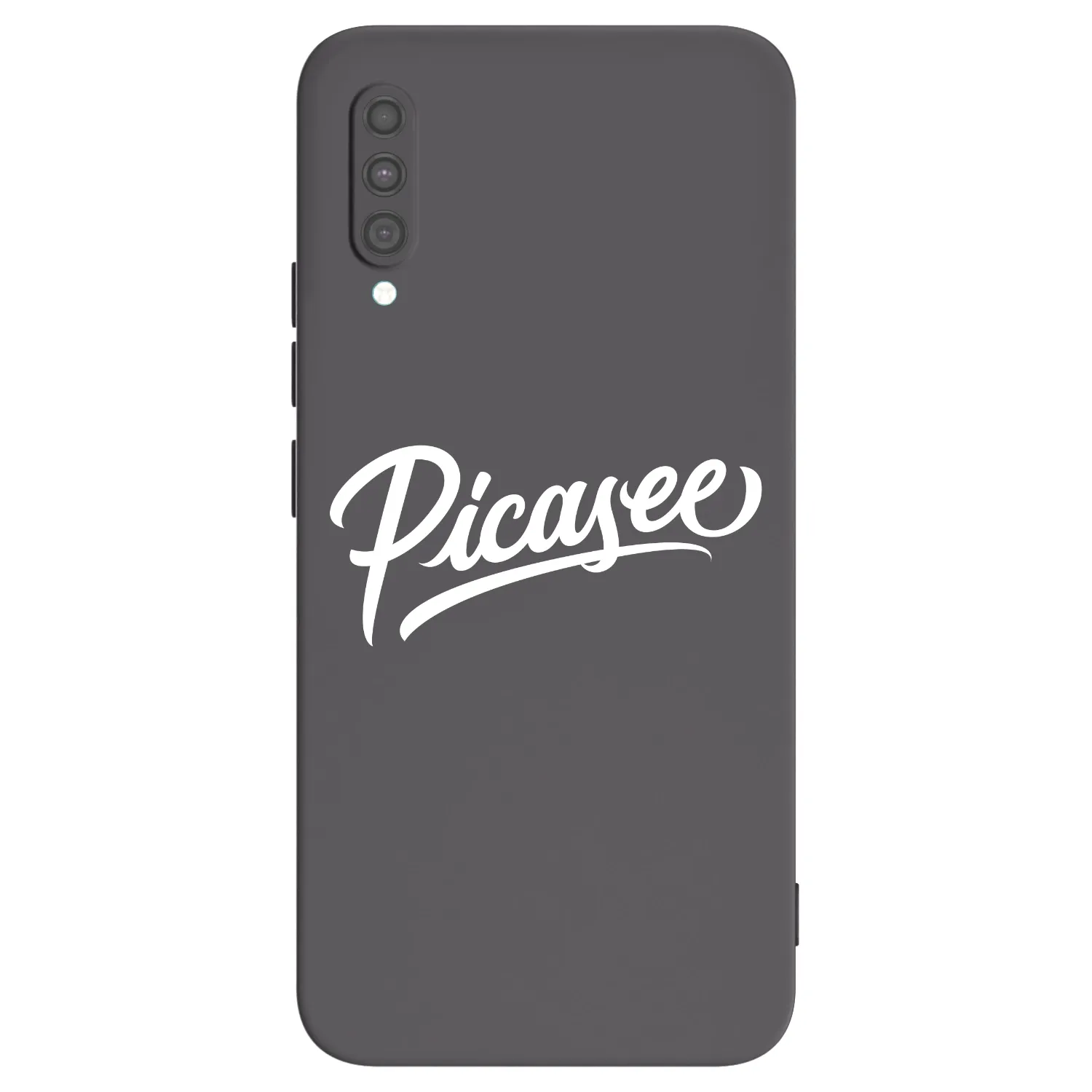 Picasee silikonski črni ovitek za Samsung Galaxy A30s A307F - Picasee - old logo - white