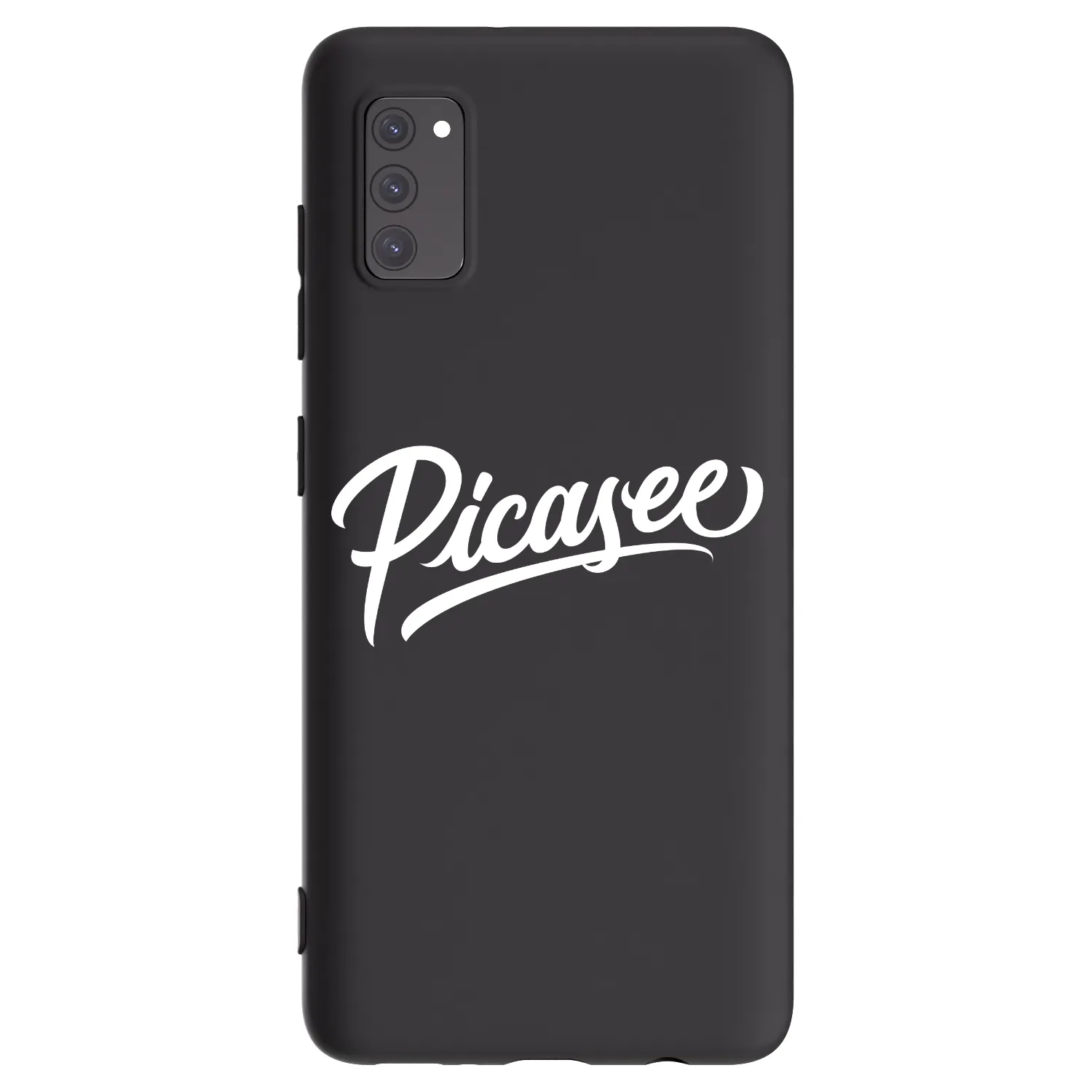 Picasee silikonski črni ovitek za Samsung Galaxy A41 A415F - Picasee - old logo - white