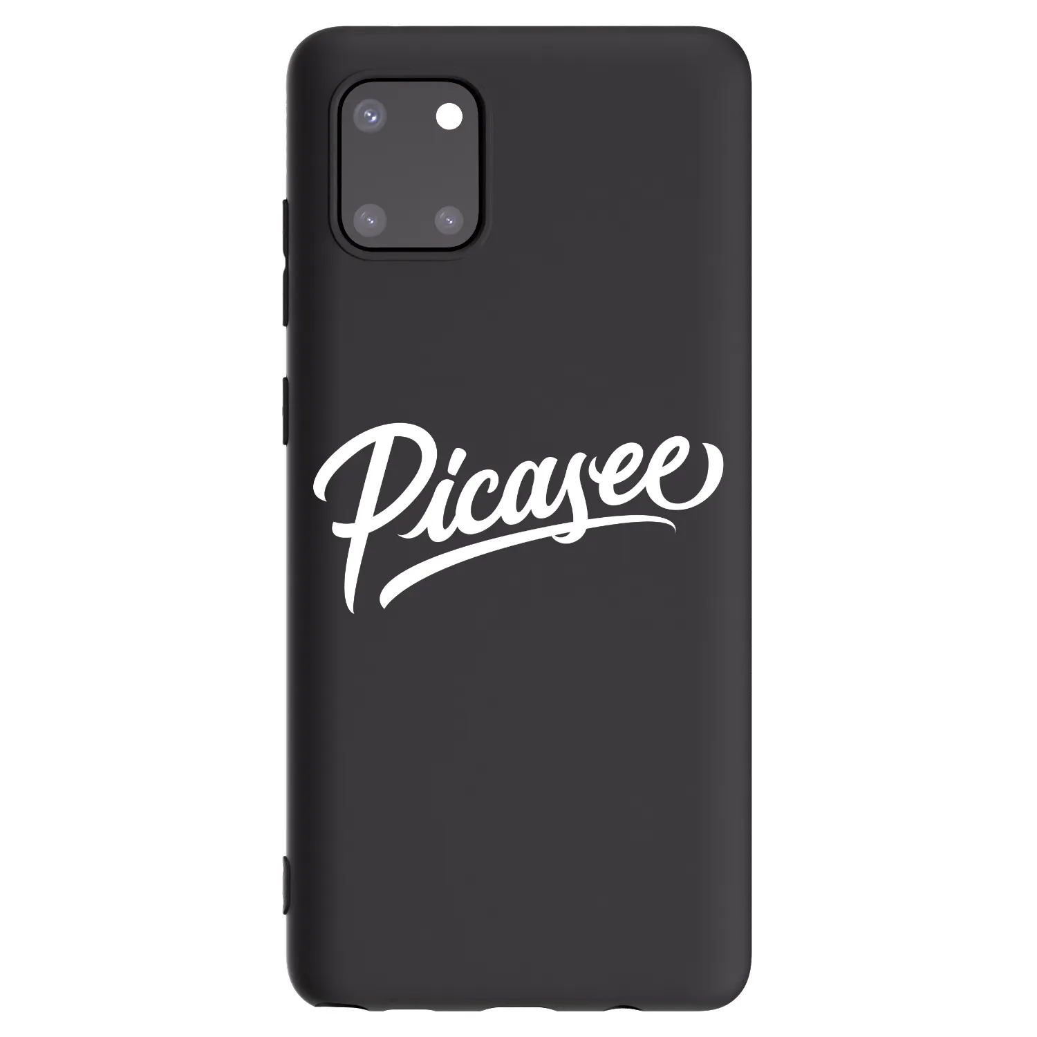 Picasee silikonski črni ovitek za Samsung Galaxy Note 10 Lite N770F - Picasee - old logo - white