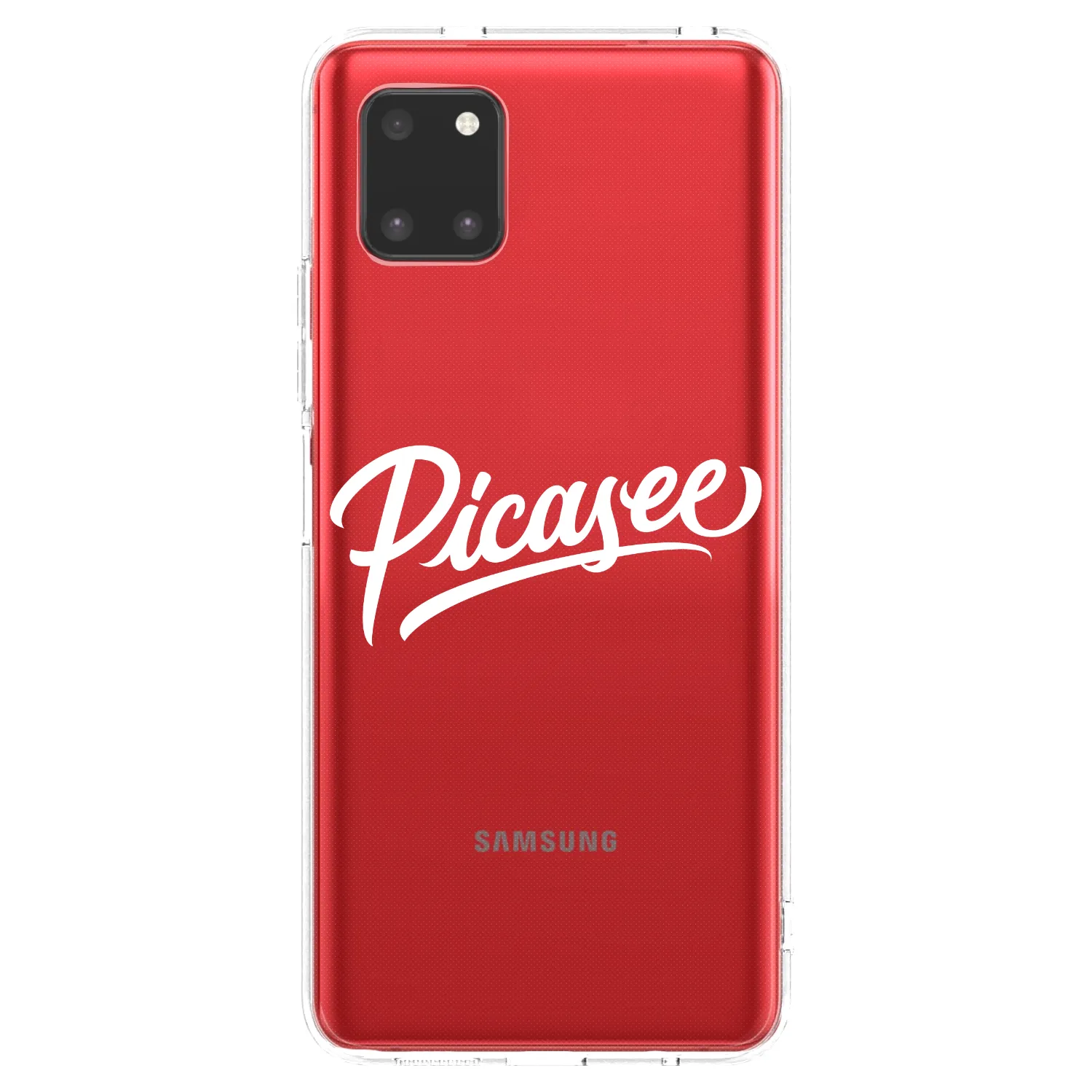 Picasee silikonski prozorni ovitek za Samsung Galaxy Note 10 Lite N770F - Picasee - old logo - white