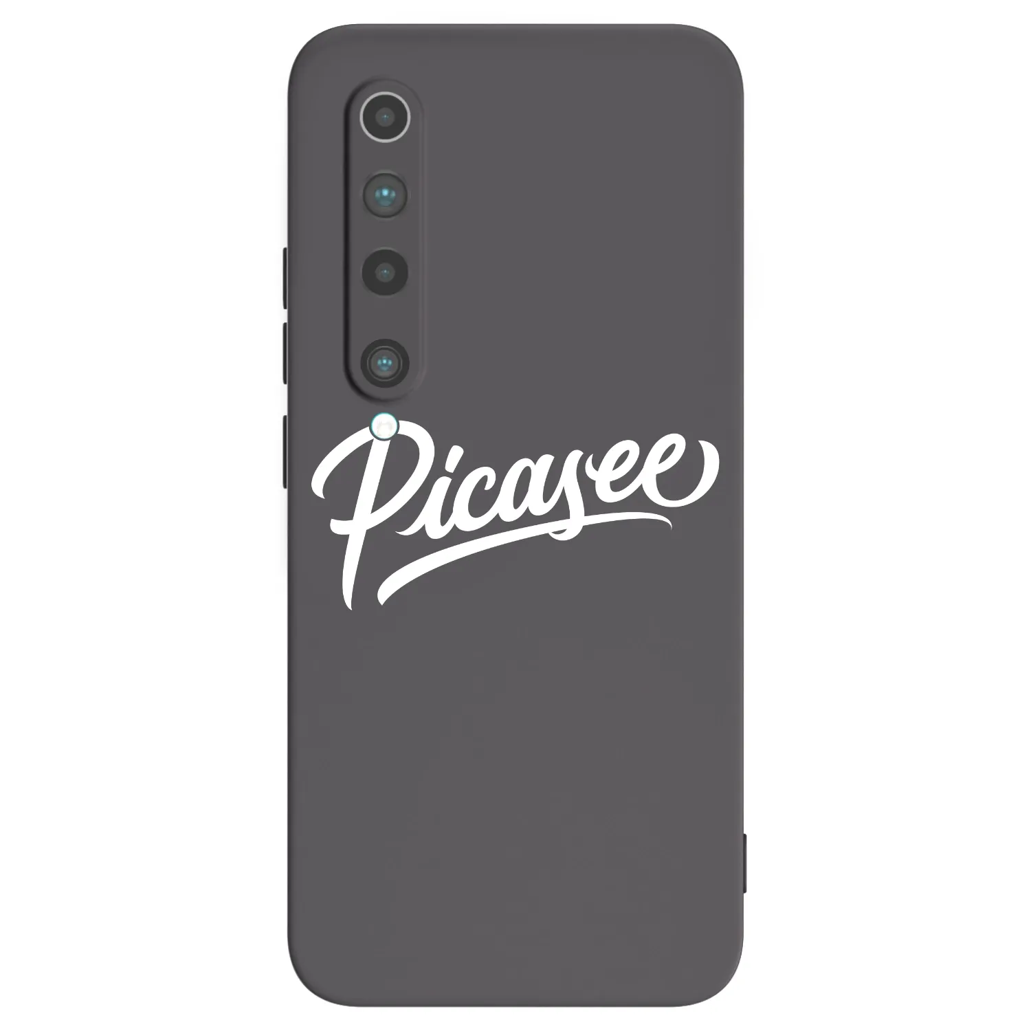 Picasee silikonski črni ovitek za Xiaomi Mi 10 - Picasee - old logo - white