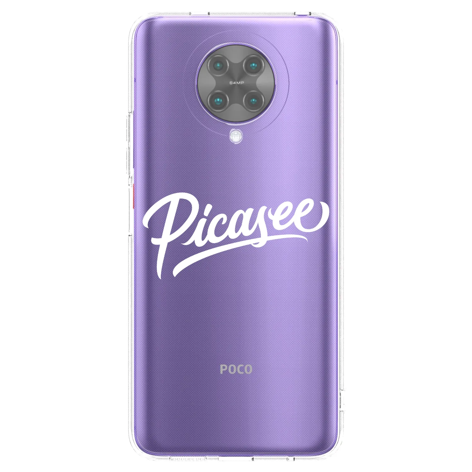 Picasee silikonski prozorni ovitek za Xiaomi Poco F2 Pro - Picasee - old logo - white