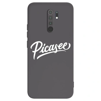 Picasee silikonski črni ovitek za Xiaomi Redmi 9 - Picasee - old logo - white