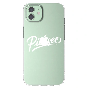 Picasee silikonski prozorni ovitek za Apple iPhone 12 Pro - Picasee - old logo - white