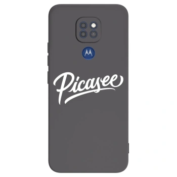 Ovitek za Motorola Moto G9 Play - Picasee - old logo - white