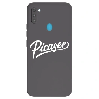 Ovitek za Samsung Galaxy M11 - Picasee - old logo - white