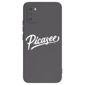 Picasee silikonski črni ovitek za Xiaomi Poco M3 - Picasee - old logo - white