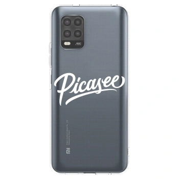 Picasee silikonski prozorni ovitek za Xiaomi Mi 10 Lite - Picasee - old logo - white