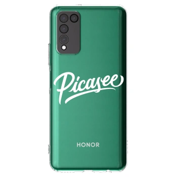 Picasee silikonski prozorni ovitek za Honor 10X Lite - Picasee - old logo - white