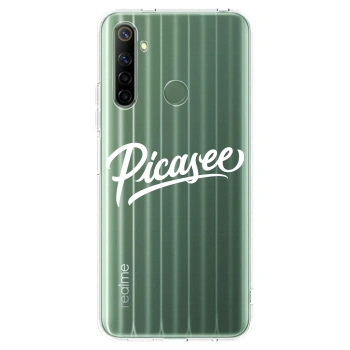 Picasee silikonski prozorni ovitek za Realme 6i - Picasee - old logo - white