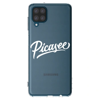 Picasee silikonski prozorni ovitek za Samsung Galaxy A12 A125F - Picasee - old logo - white