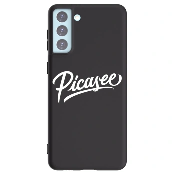 Picasee silikonski črni ovitek za Samsung Galaxy S21+ 5G G996F - Picasee - old logo - white