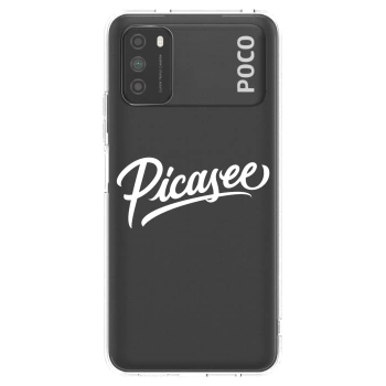 Picasee silikonski prozorni ovitek za Xiaomi Poco M3 - Picasee - old logo - white