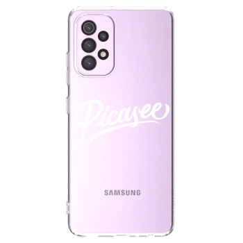 Picasee silikonski prozorni ovitek za Samsung Galaxy A32 5G A326B - Picasee - old logo - white