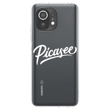 Picasee silikonski prozorni ovitek za Xiaomi Mi 11 - Picasee - old logo - white