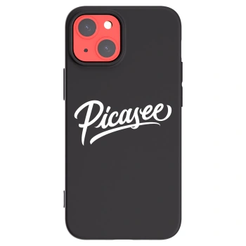Picasee silikonski črni ovitek za Apple iPhone 13 mini - Picasee - old logo - white