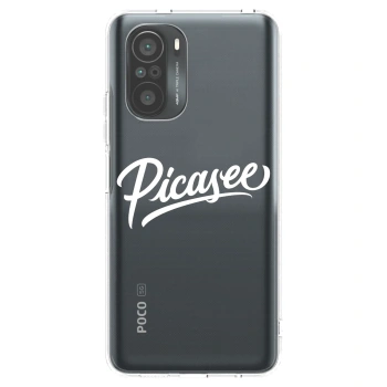 Picasee silikonski prozorni ovitek za Xiaomi Poco F3 - Picasee - old logo - white