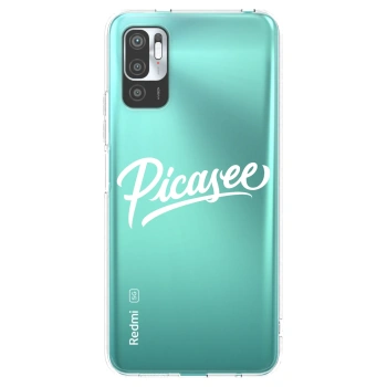 Picasee silikonski prozorni ovitek za Xiaomi Redmi Note 10 5G - Picasee - old logo - white