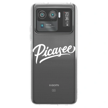 Picasee silikonski prozorni ovitek za Xiaomi Mi 11 Ultra - Picasee - old logo - white