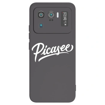 Picasee silikonski črni ovitek za Xiaomi Mi 11 Ultra - Picasee - old logo - white
